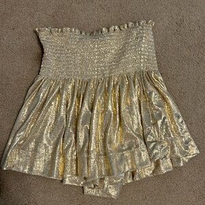 Gold Queen of Sparkles Skort